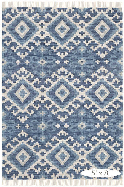 Dash & Albert Marmara Kilim Handwoven Cotton Rug 2x3