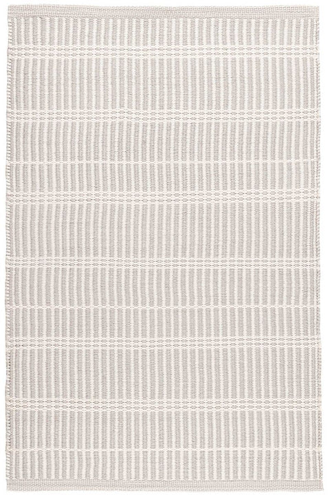 Dash & Albert Marlo Platinum Handwoven Indoor/Outdoor Rug 2x3