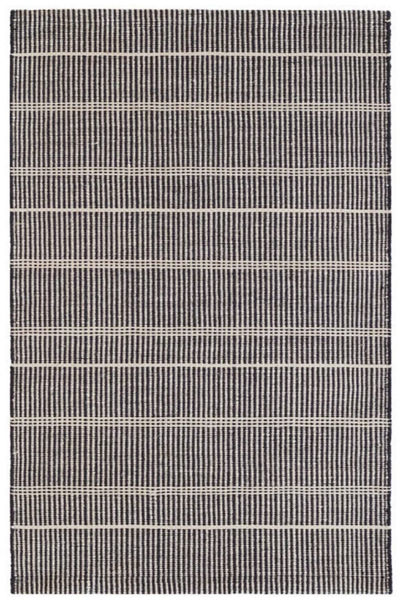 Dash & Albert Samson Handwoven Indoor/Outdoor Rug 2'x3' Black