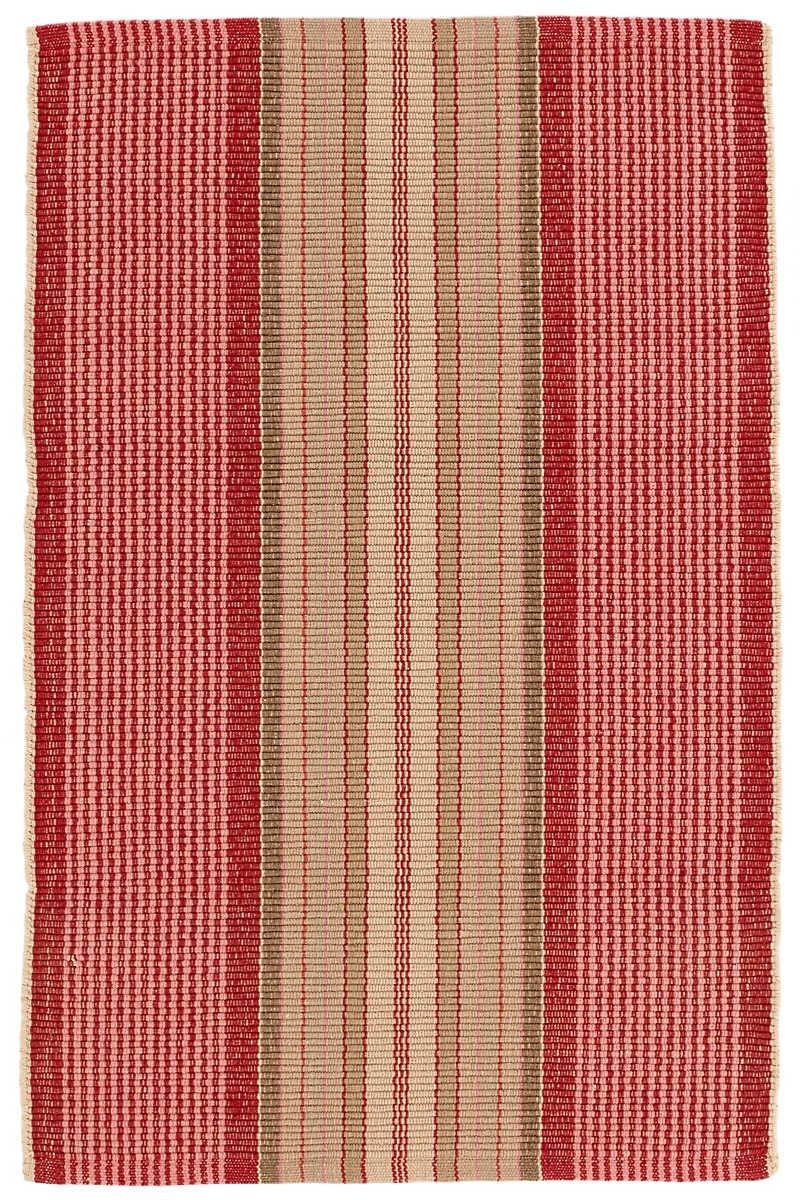 Dash & Albert Framboise Handwoven Cotton Rug 2'x3'