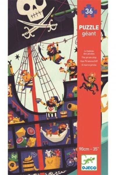 Djeco Pirate Ship Giant Floor Puzzle 36 Pieces