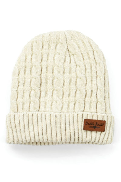 HAT OATMEAL SOFT CHENILLE