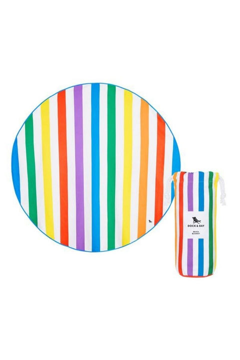 BEACH BLANKET, RND XL RAINBOW