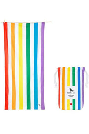 BEACH TOWEL, XL RAINBOW SKIES