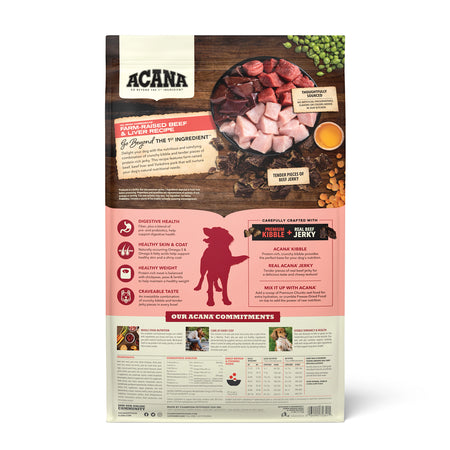 Acana Butcher's Favorites Farm-Raised Beef & Liver Recipe 17 lb