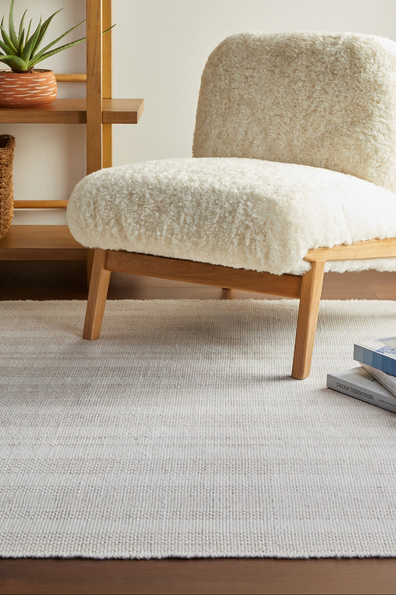 Dash & Albert Nexel Striped Farmhouse Rug 2'x3' Tan