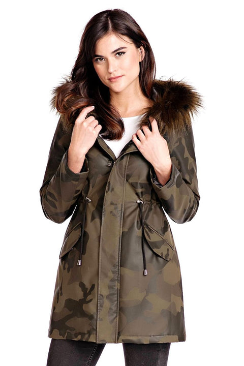 COAT ANORAK CAMO XS