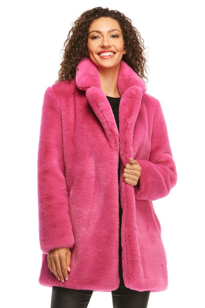 JACKET LE MINK HOT PINK XS