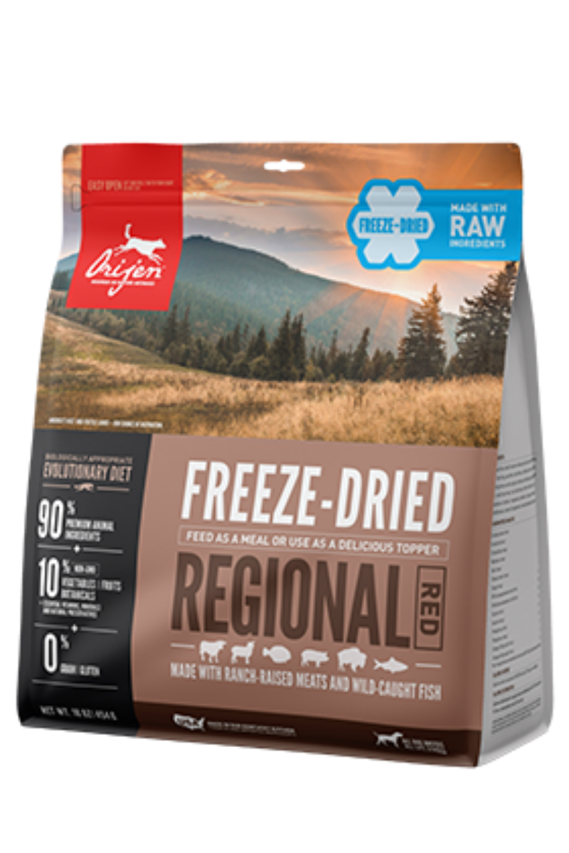 Orijen Freeze Dried Dog Treats Regional Red Formula 16 oz
