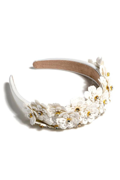 Shiraleah Flower Ivory Embellished Headband