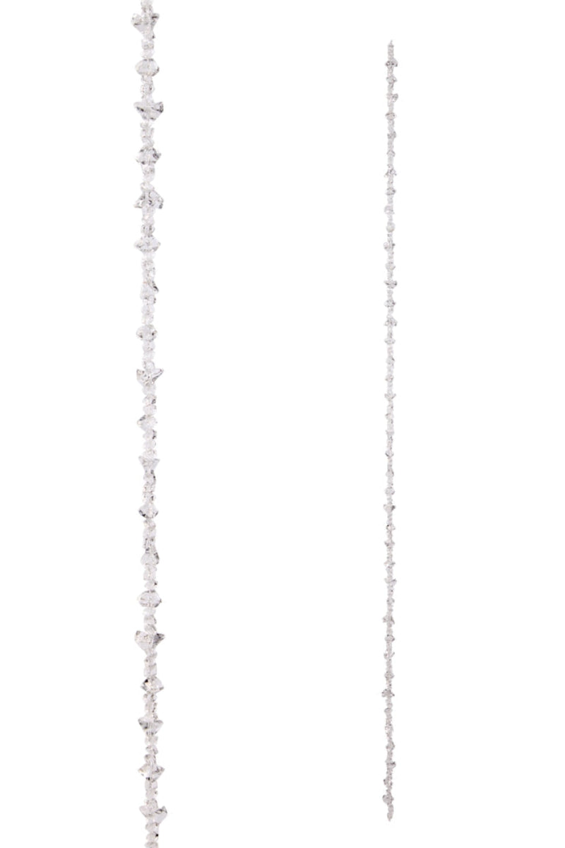 Clear Ice Garland 6'