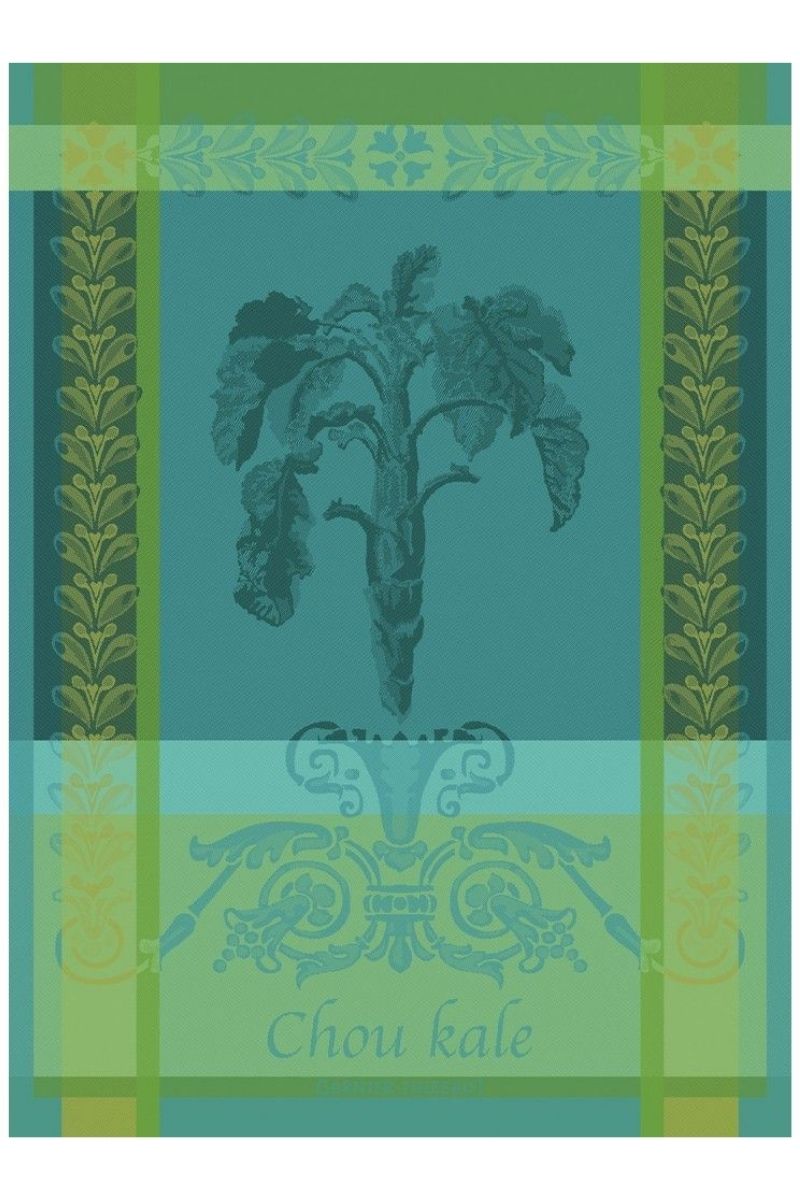Garnier-Thiebaut Chou Kale Bleu Towel