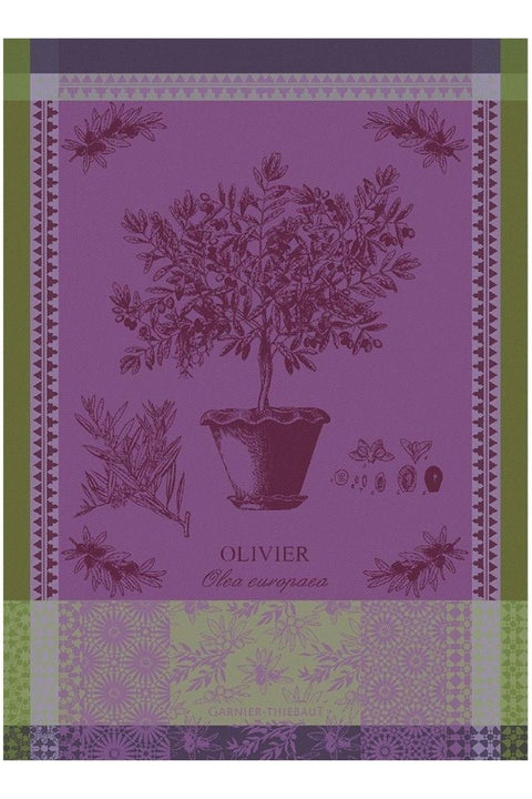 Garnier-Thiebaut Oliver En Pot Parme Towel