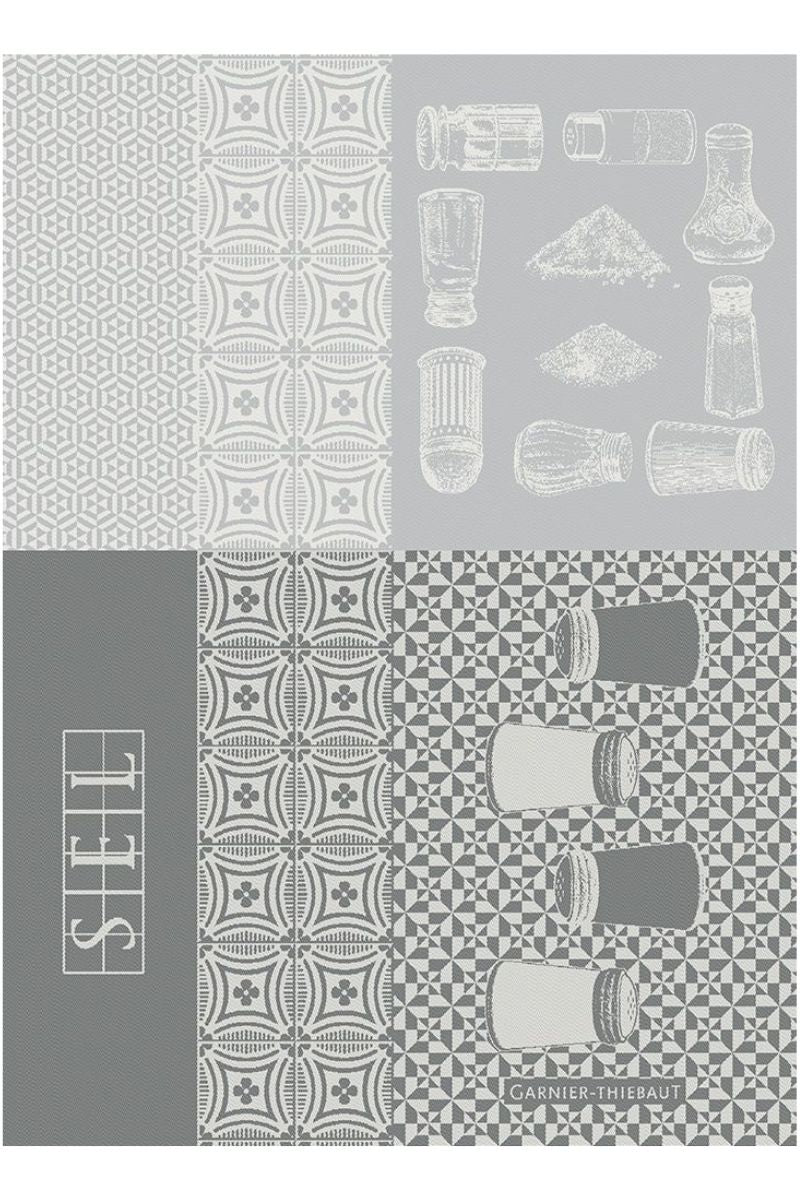 Garnier-Thiebaut Salieres Blanc Kitchen Towel