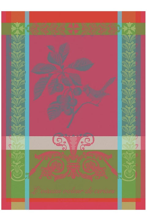 Garnier-Thiebaut Voleur De Cerises Rose Towel