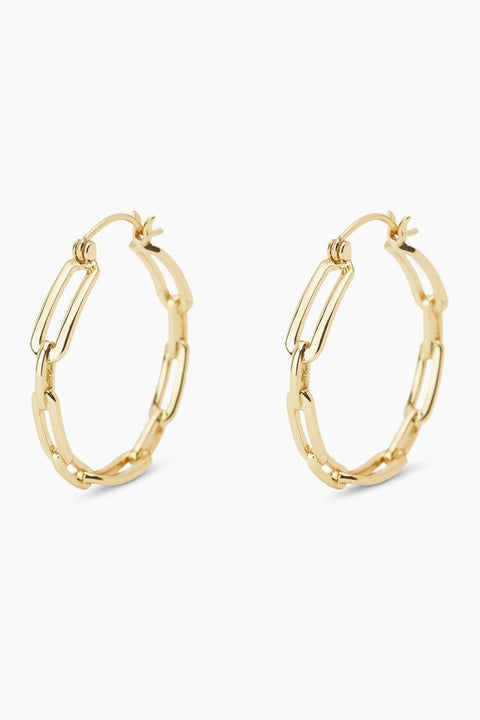 EARRING PARKER LINK SMALL GOLD