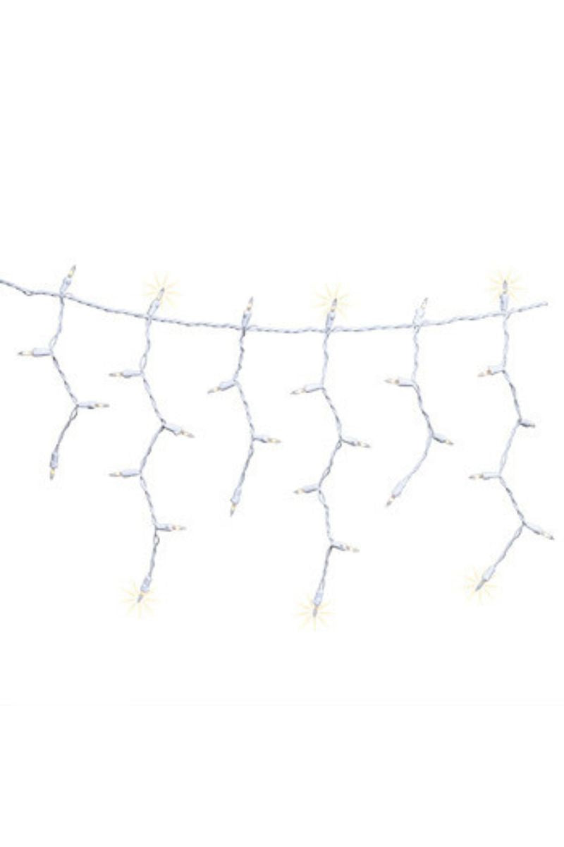 Classic Light Set T5 100 Lights Warm White Twinkle Icicle