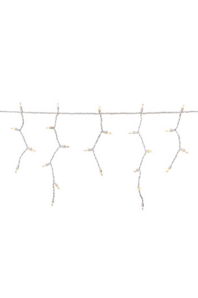 Classic Light Set T5 300 Lights Warm White Icicle