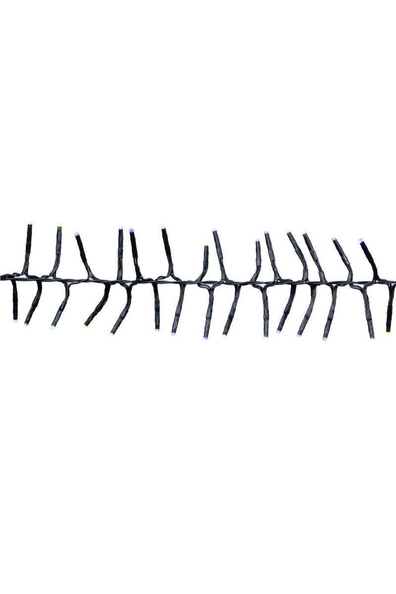 Cluster Garland Light Set 500 Lights Warm White to Multi Sparkle