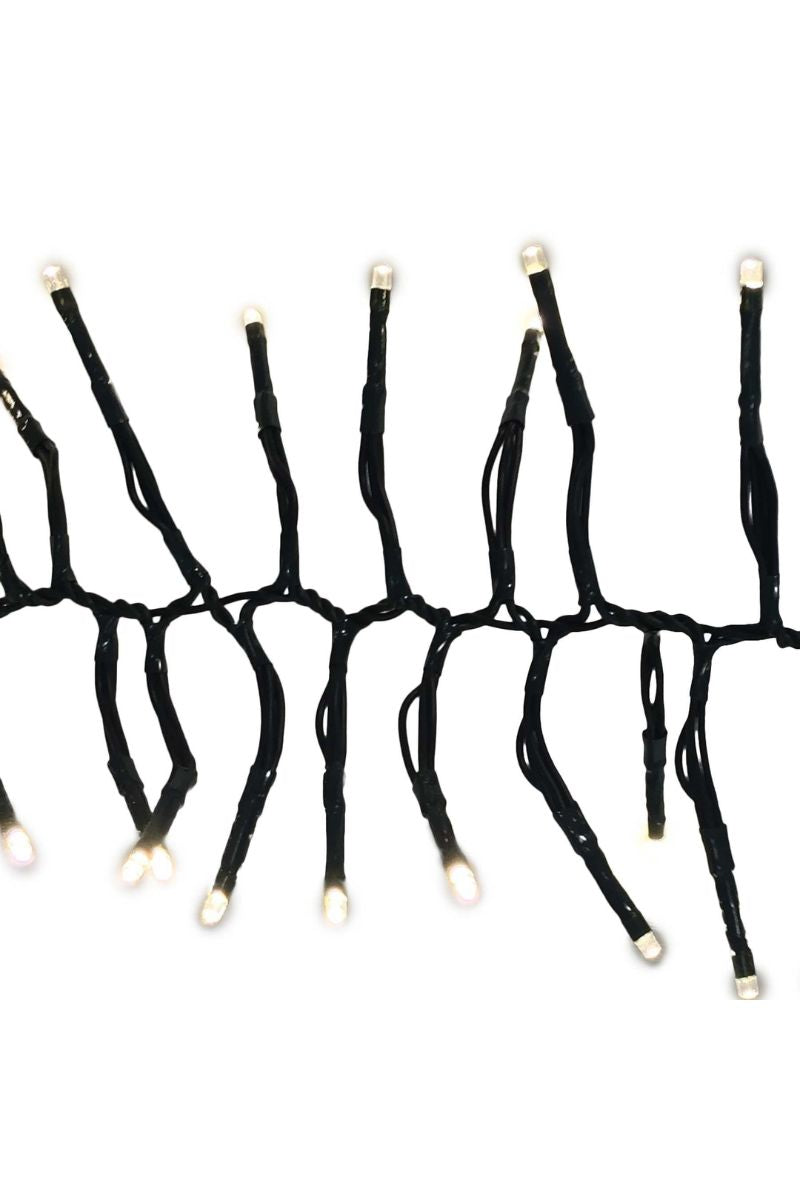 Cluster Rice Lights Connectable 1000 Lights Reel Warm White Twinkle