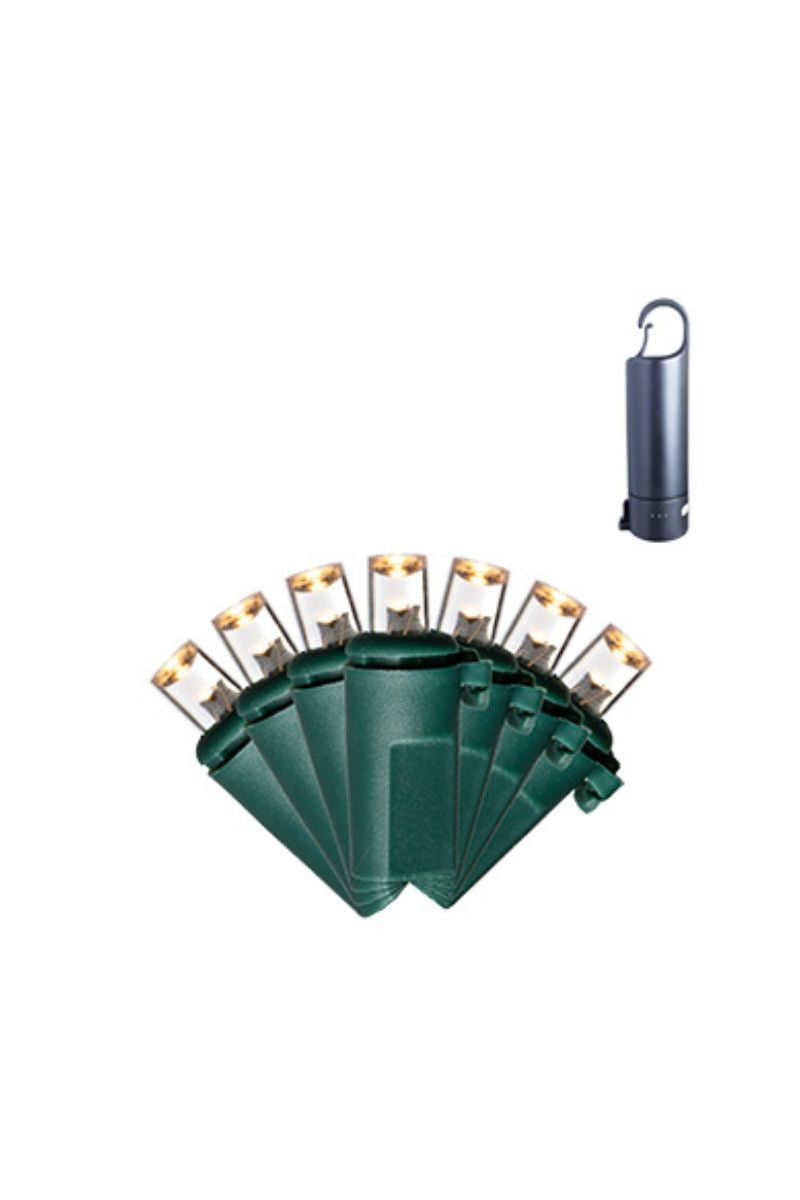 Cordless Rechargeable Lights 5mm 50 Bulbs Warm White