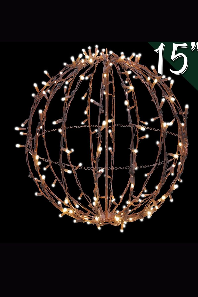 Foldable Sphere 15" Warm White
