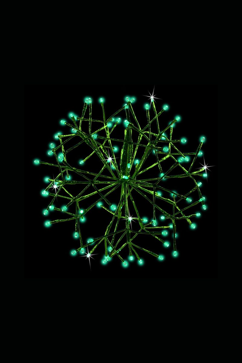 Shimmering Sphere 16" Green/Green Twinkle
