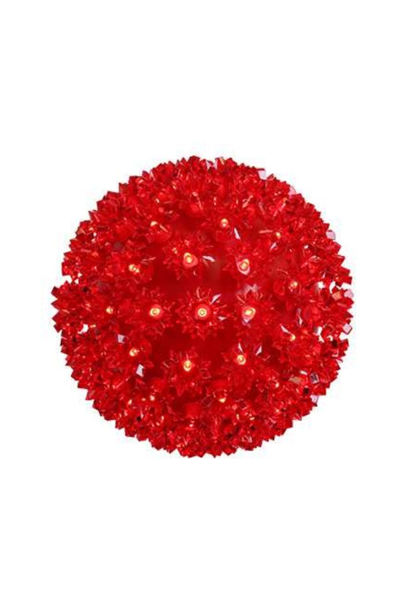 Starlight Sphere 100 Lights 7.5" Red