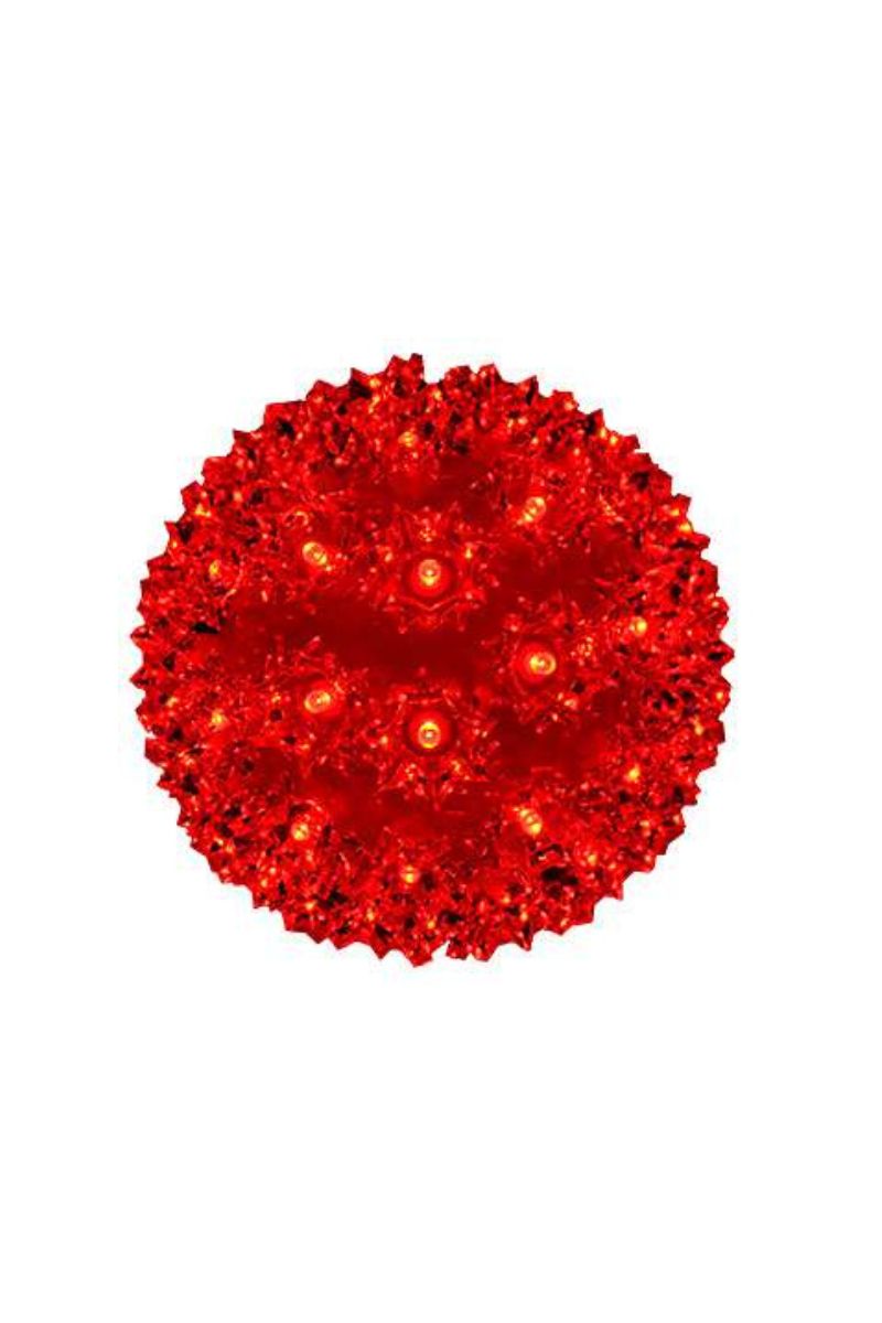 Starlight Sphere 50 Lights 6" Red