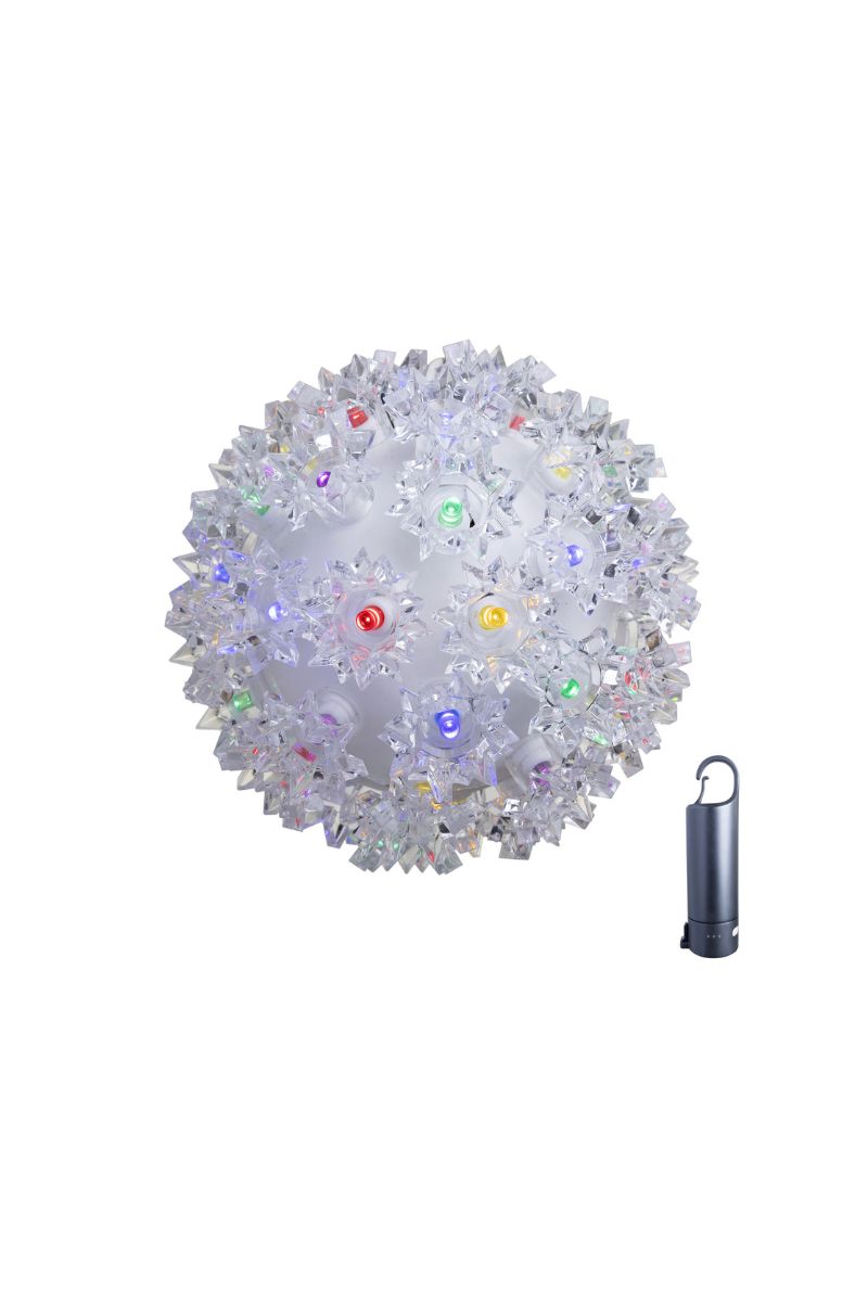 Starlight Sphere Cordless Rechargeable 6" 50 Lights Multi