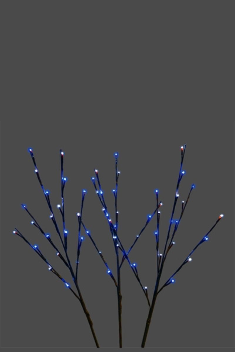 Twigs LED Set of 3 60 Lights Frozen