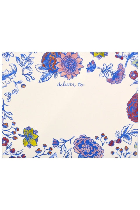 NOTE CARD, CHINA BLUE FLORAL