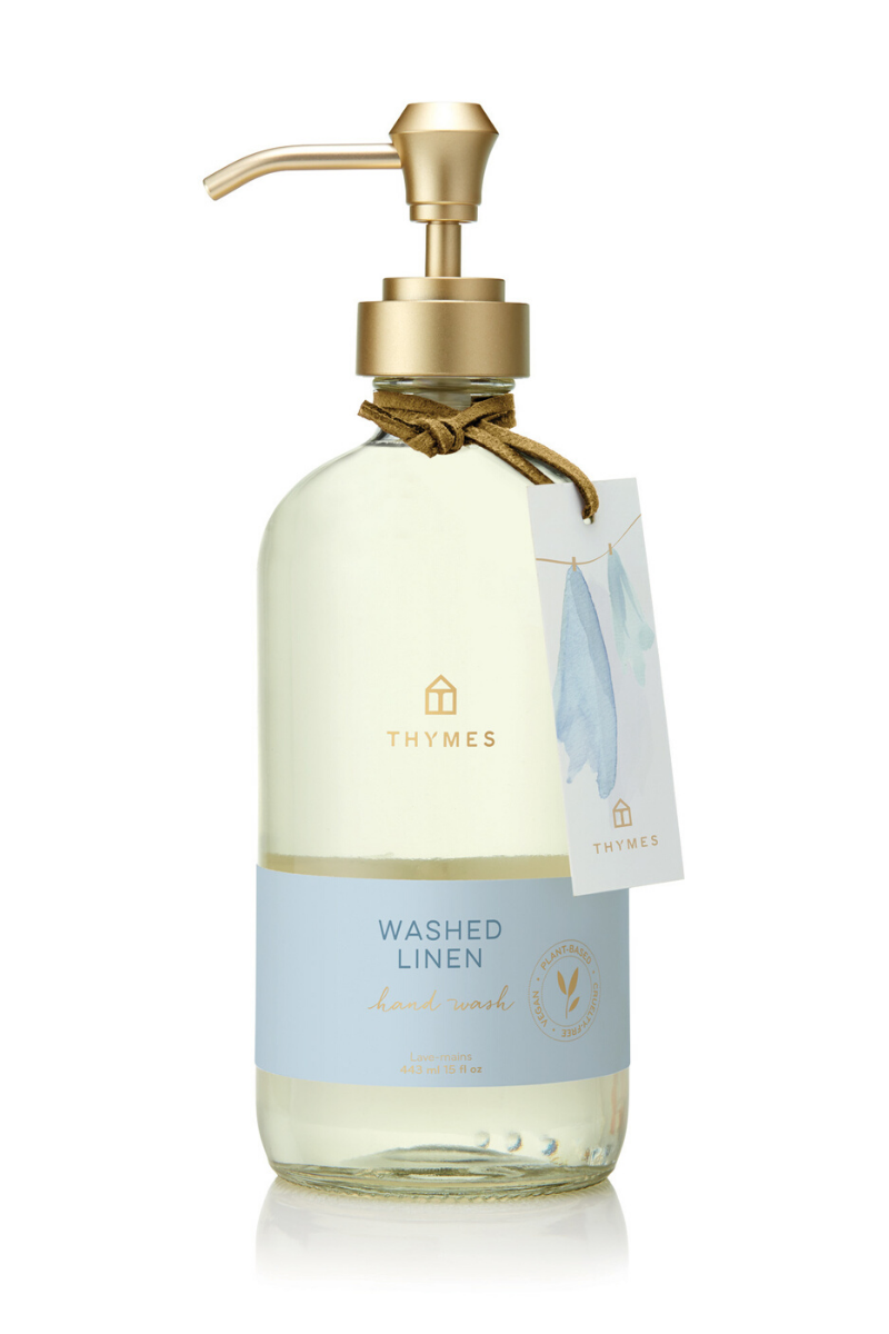 Thymes Washed Linen Large Hand Wash