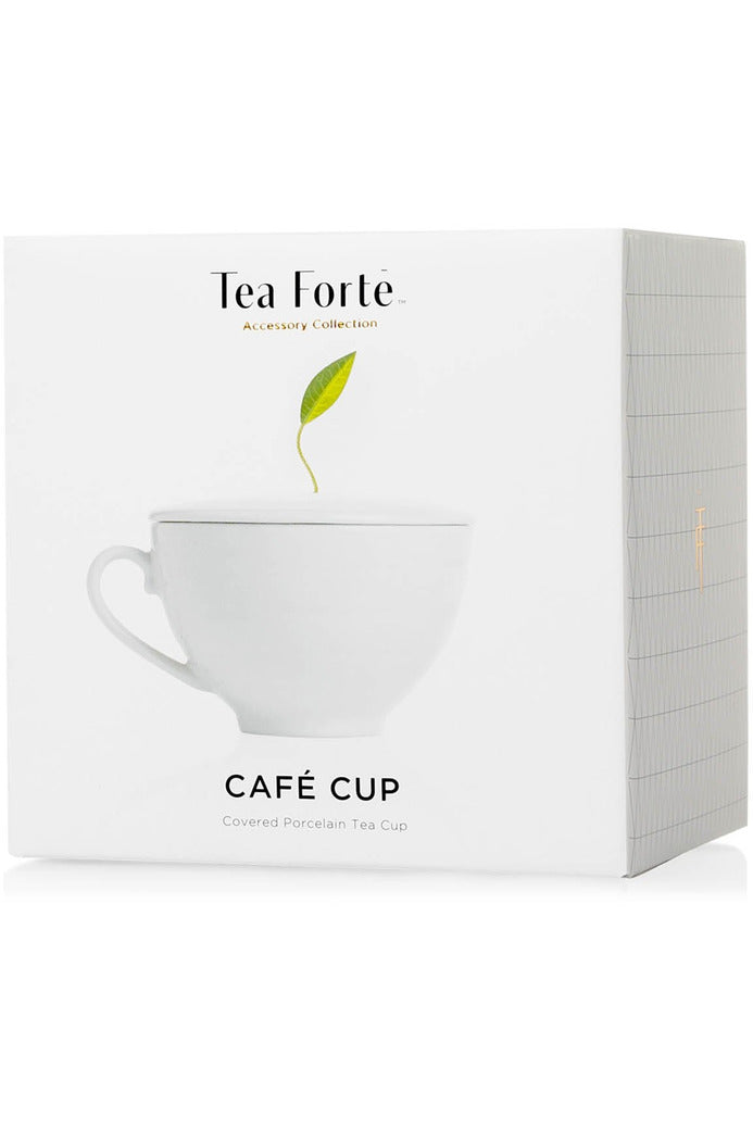 Tea Forte Cafe Cup Bone White