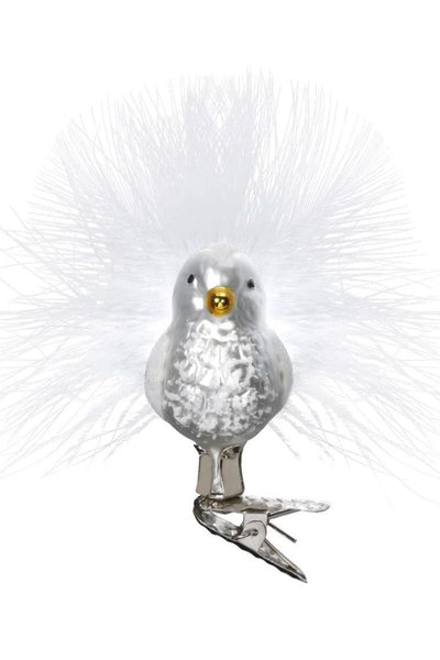 Inge Ornament Birdie Snow 2"