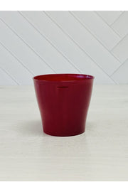 POT, COVER POT BRIGHT MERLOT