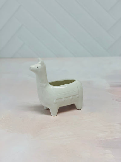 PLANTER CERAMIC LLAMA