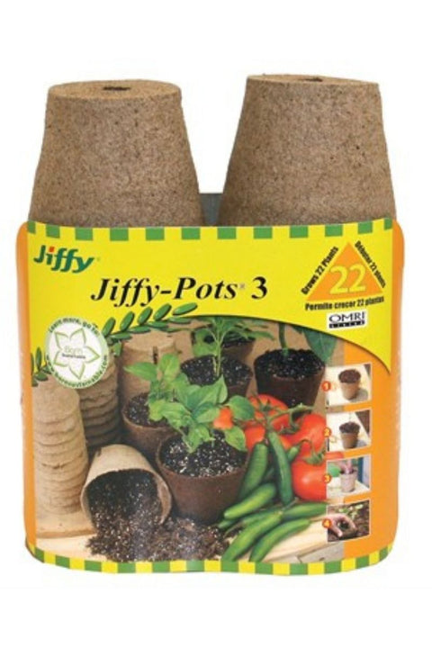 PEAT POT, 3" ROUND 22 PK