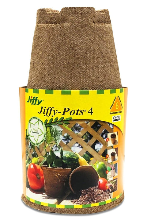 PEAT POT, 4" ROUND 6 PK