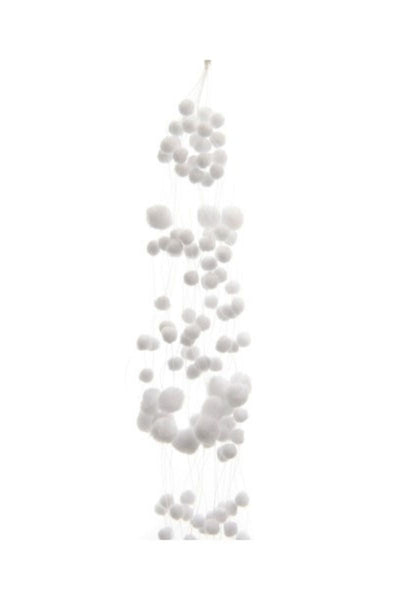 Snowball Garland 53"