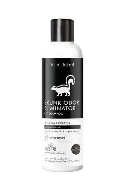 kin+kind Skunk Odor Eliminator Natural Shampoo Unscented 12 oz
