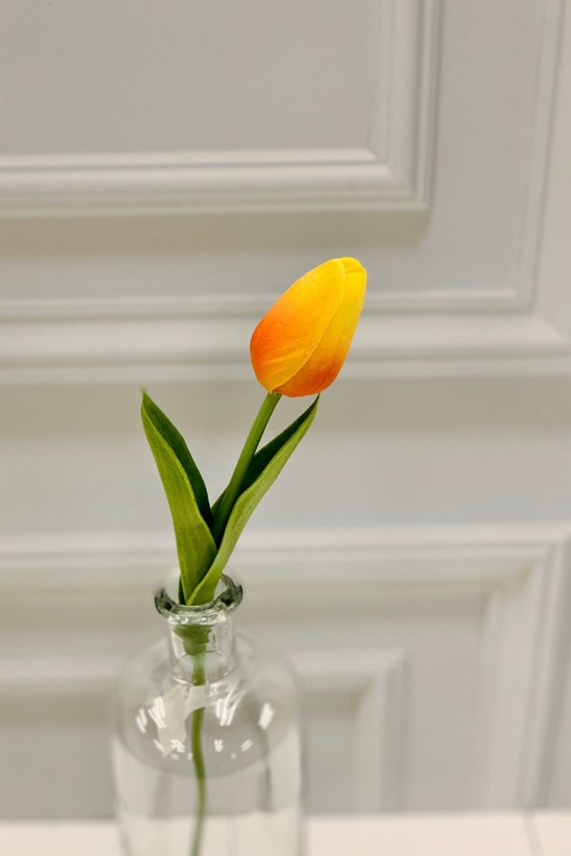 SILK STEM TULIP RT MINI YELLOW