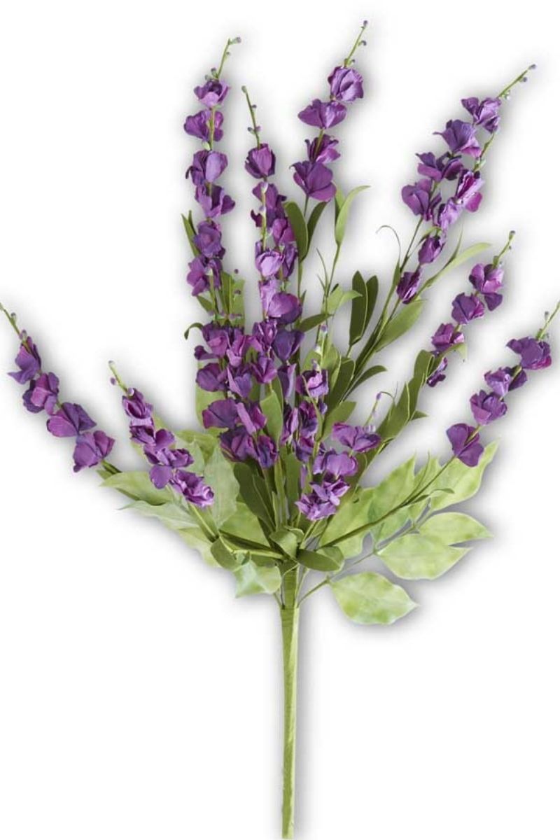 SILK STEM LAVENDER DK PRPL 24"
