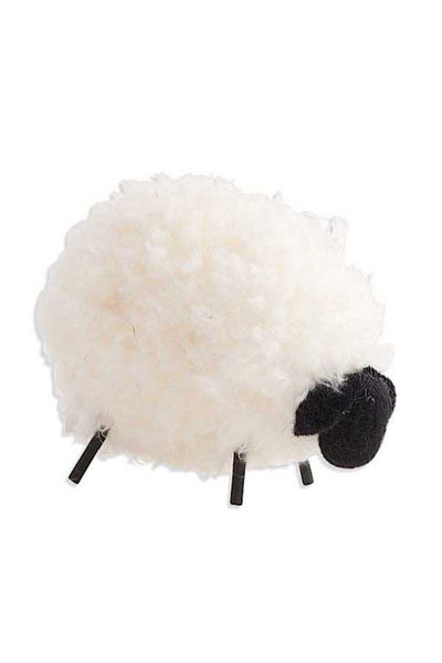 WOOLY BLACK FACED SHEEP 5"