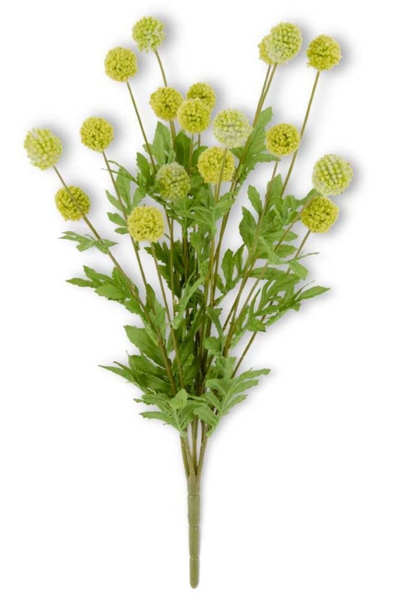 SILK BUSH MINI ALLIUM GRN 22"