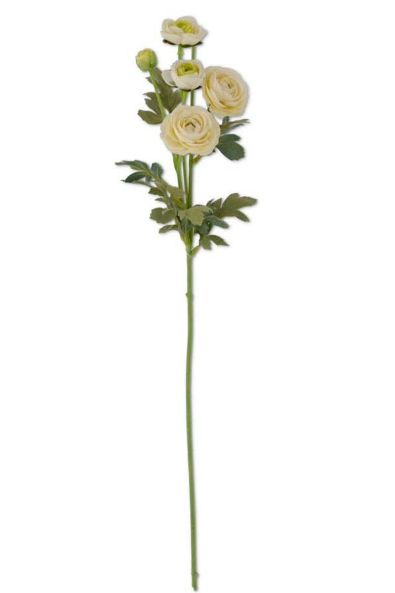 SILK SPRAY RANUNCULUS 26" WH