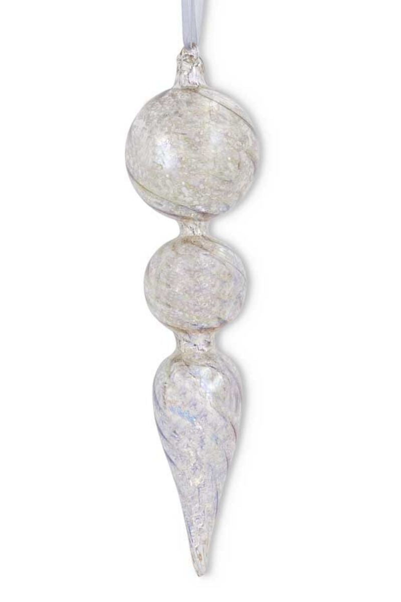 ORN MRC GLS FINIAL DBL BALL 12