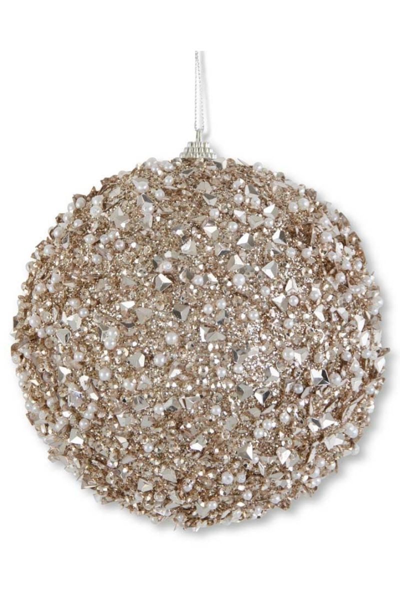 ORN CHMP SEQUIN/BEAD SHTTRPRF