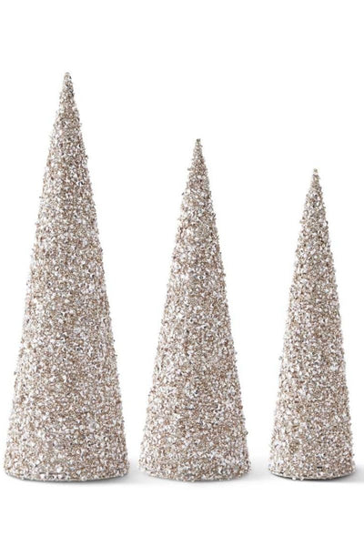 TREE LED CHMP SEQUIN/BEAD SM