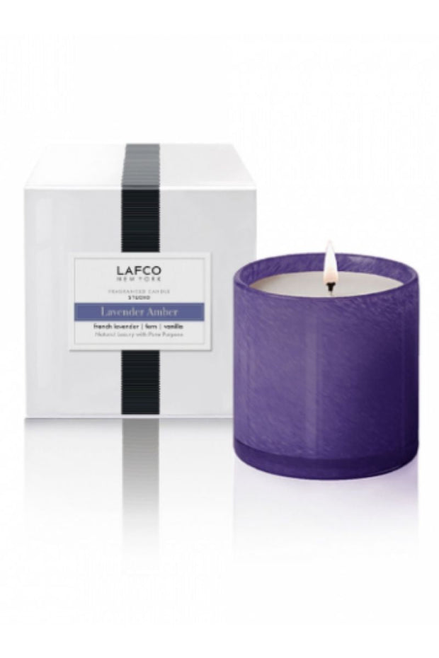 Lafco Signature Candle Lavender Amber 15.5 oz